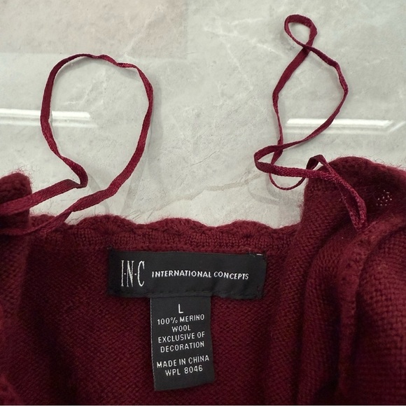 Women’s INC International Concepts 100% Merino Wool Cardigan Sequins Sweater - Picture 14 of 16